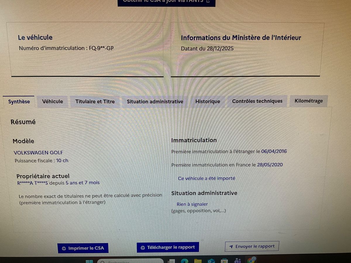 Volkswagen Golf d'occasion