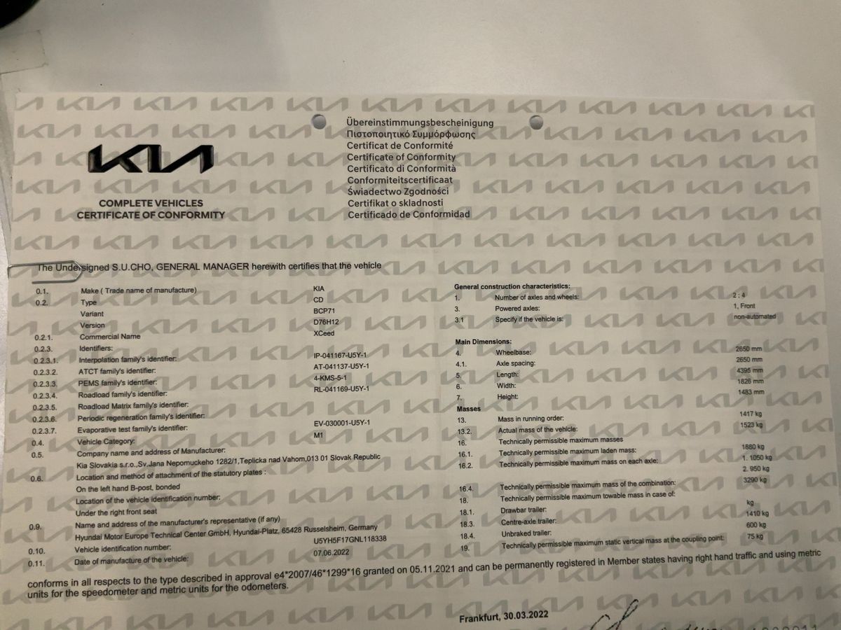 Kia XCeed d'occasion