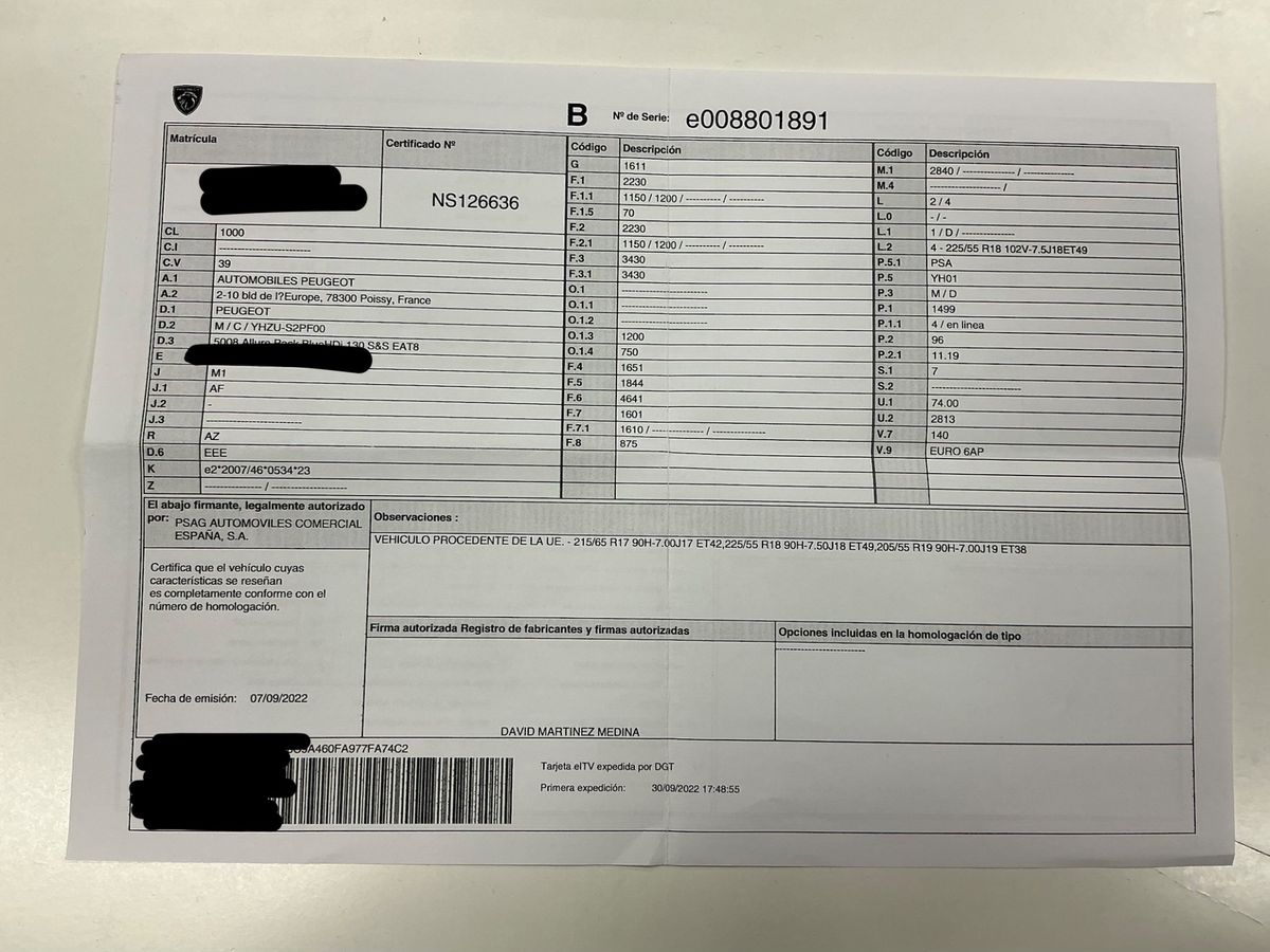 Peugeot 5008 d'occasion