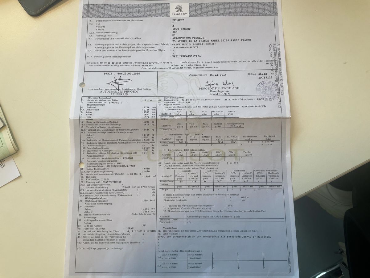 Peugeot 308 d'occasion