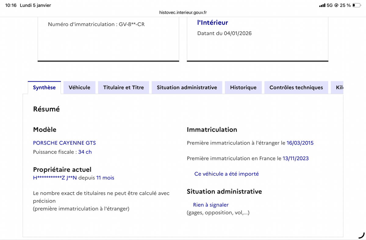 Porsche Cayenne d'occasion