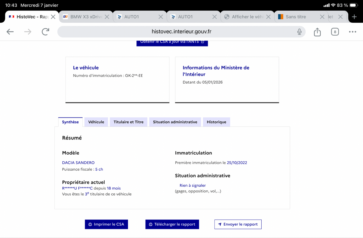 Dacia Sandero d'occasion