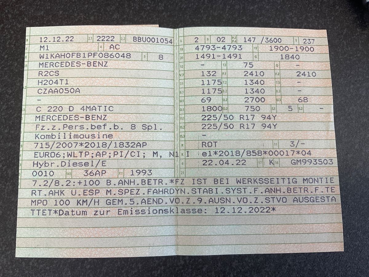 Mercedes-Benz C-Klasse C 220 d T 4Matic Avantgarde