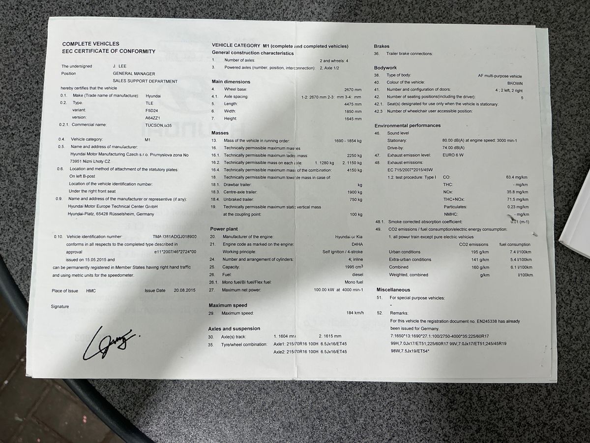 Hyundai Tucson 2.0 CRDi Intro Edition 4WD