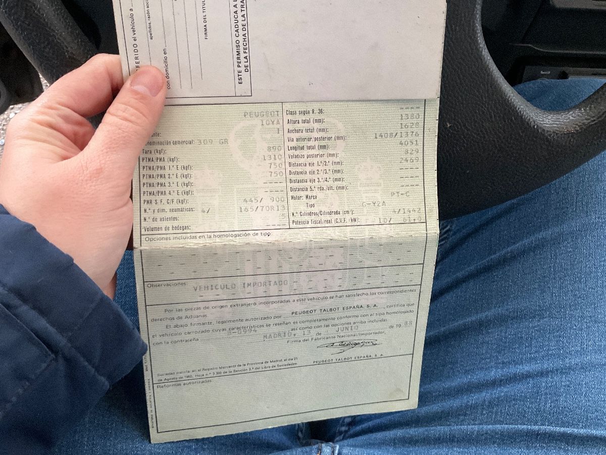 Peugeot 309 d'occasion