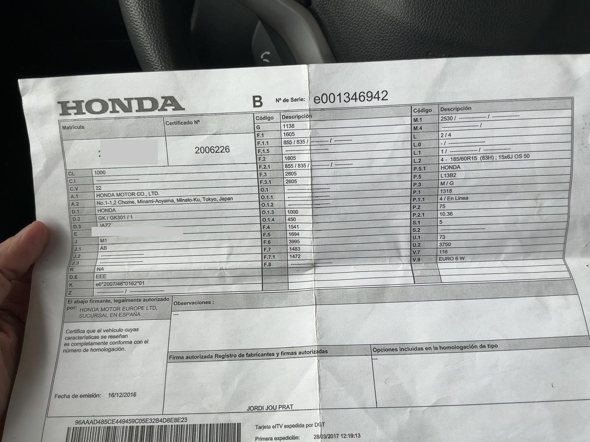 Honda Jazz d'occasion