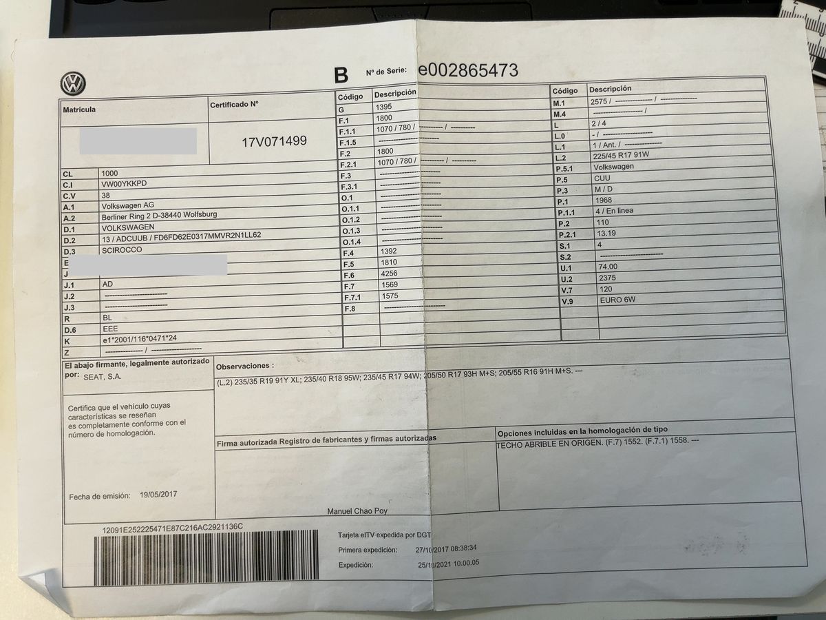 Volkswagen Scirocco d'occasion