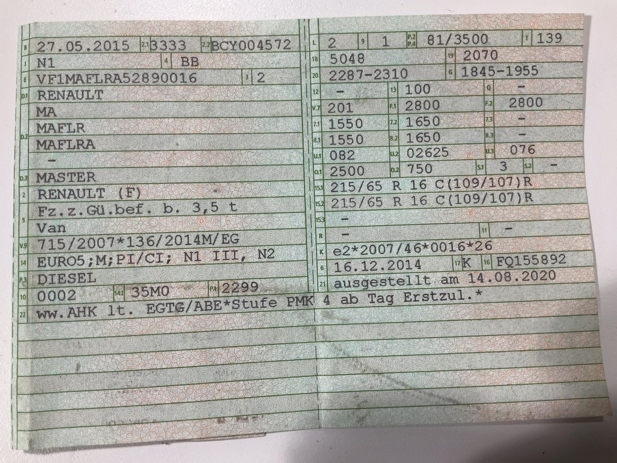 Renault Master d'occasion