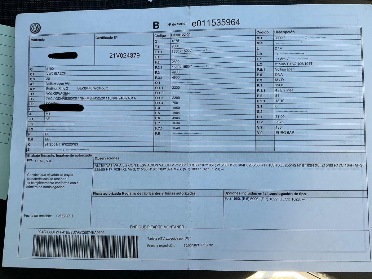 Volkswagen T6 d'occasion