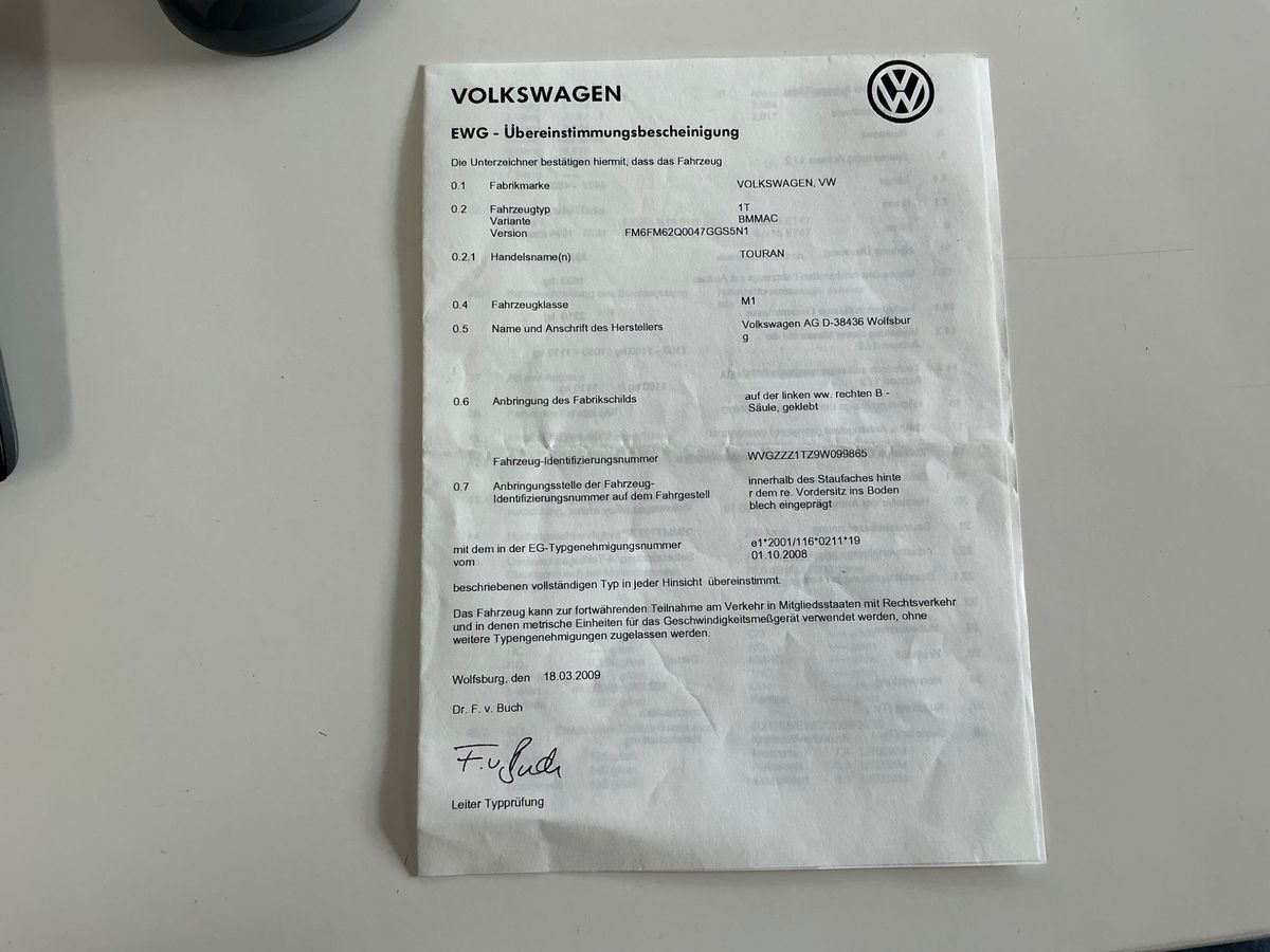 Volkswagen Touran d'occasion