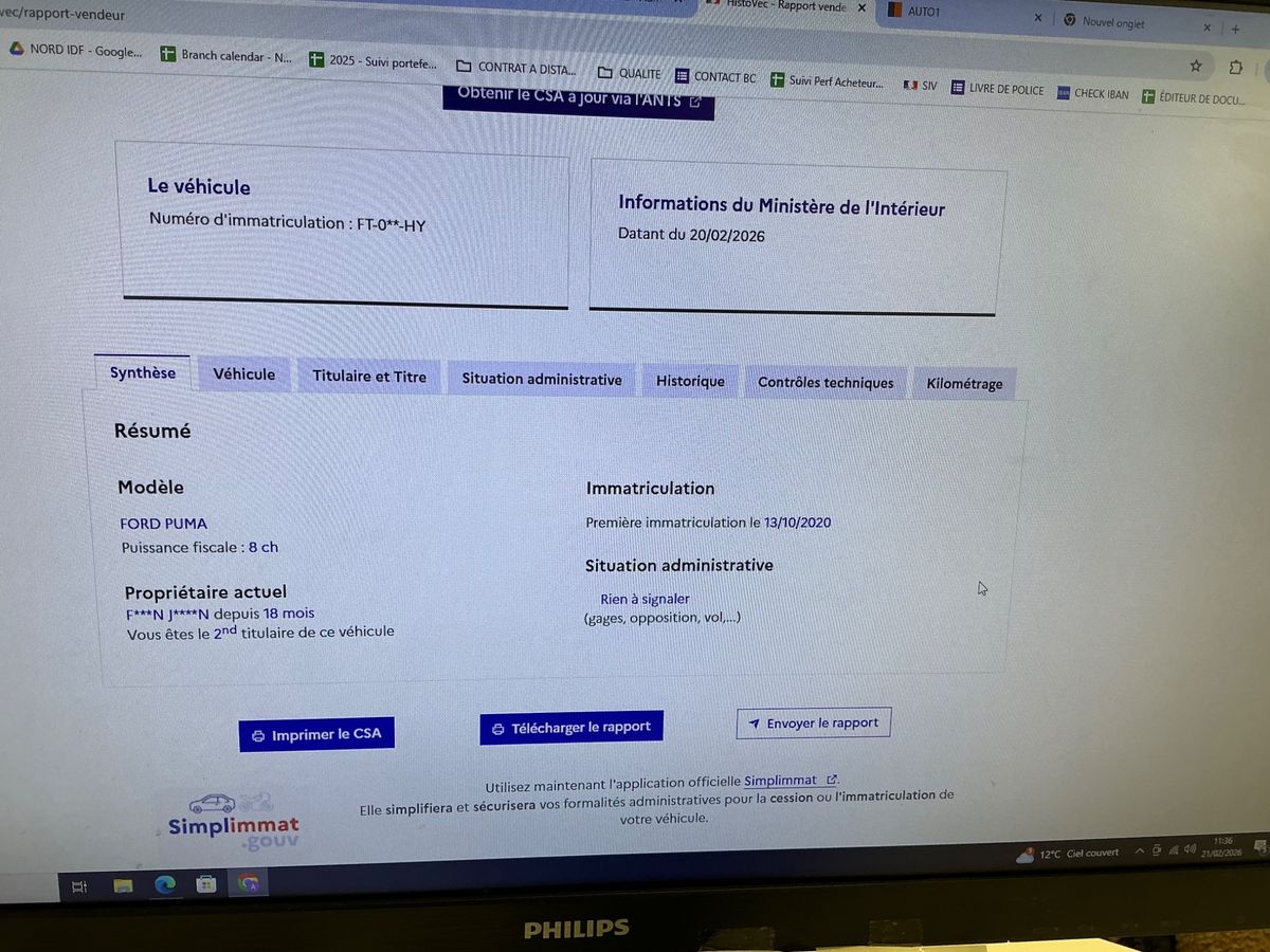 Ford Puma d'occasion