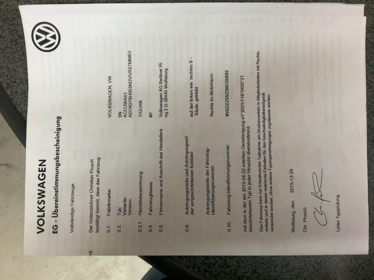 Volkswagen Tiguan d'occasion