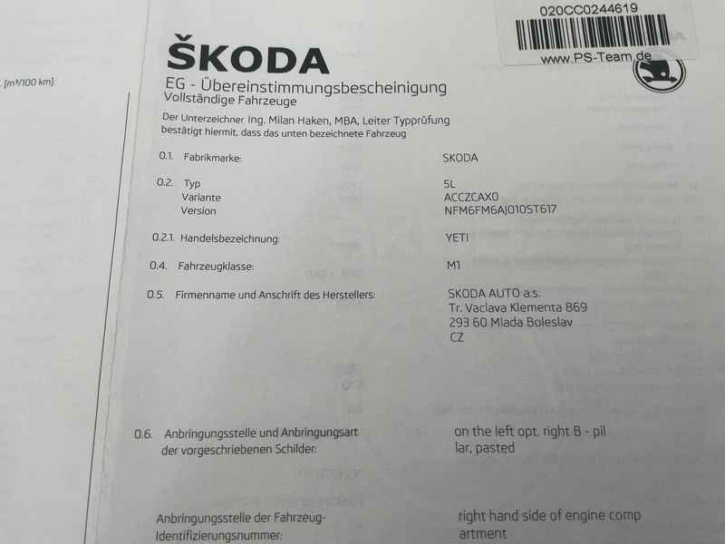 Skoda Yeti 1.4 TSI Joy — zdjęcie 16