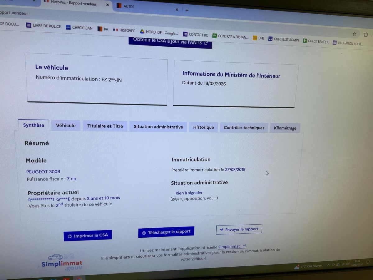 Peugeot 3008 d'occasion