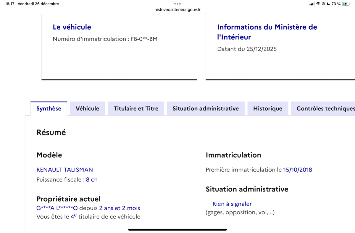Renault Talisman d'occasion