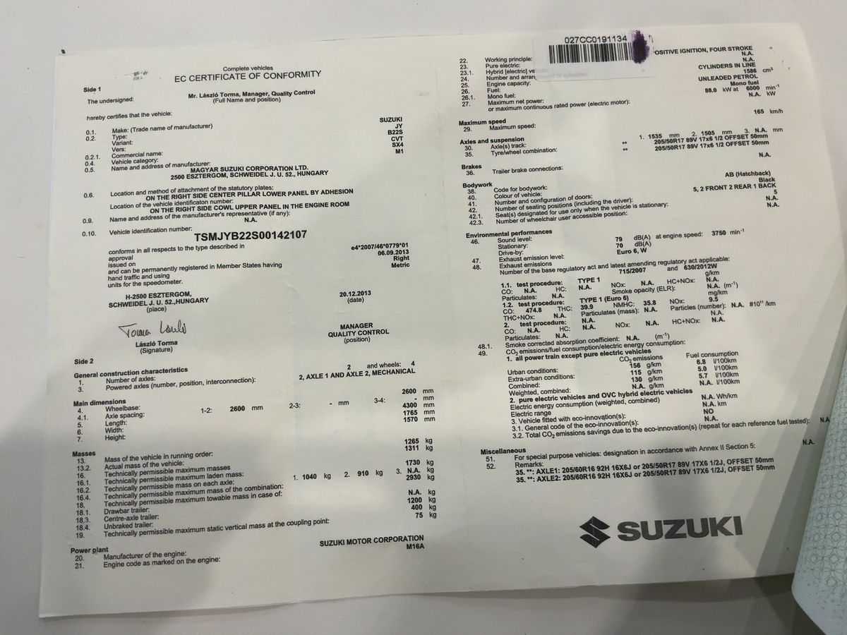 Suzuki SX4 d'occasion