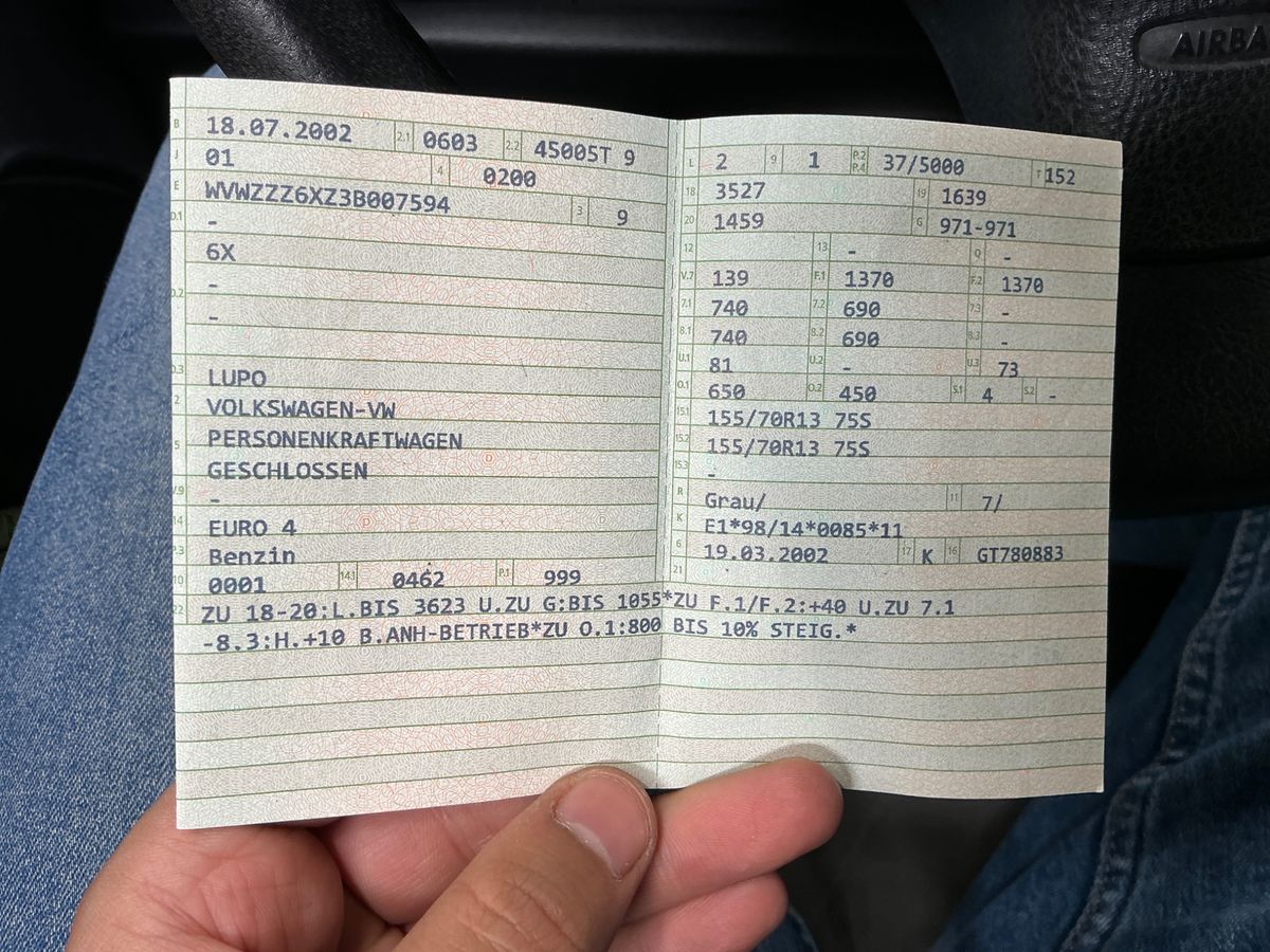 Volkswagen Lupo 1.0 Oxford