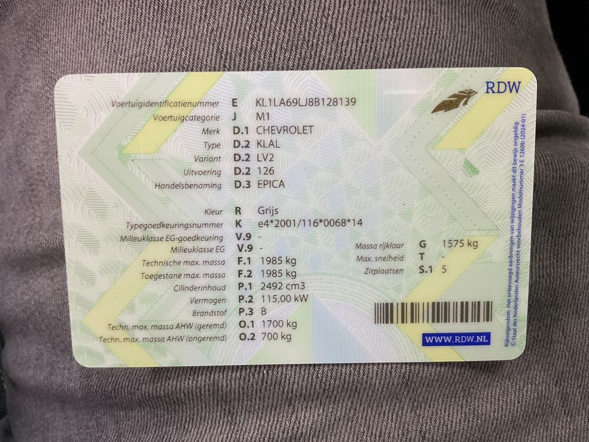 Chevrolet Epica d'occasion