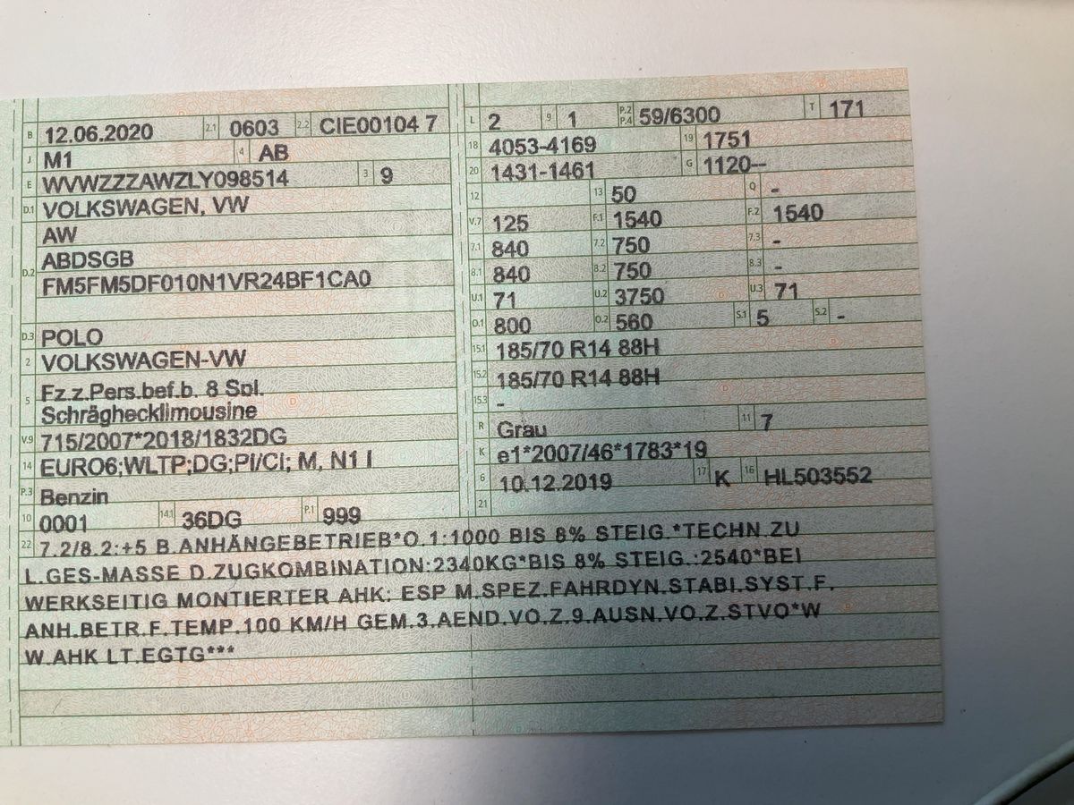 Volkswagen Polo 1.0 Trendline