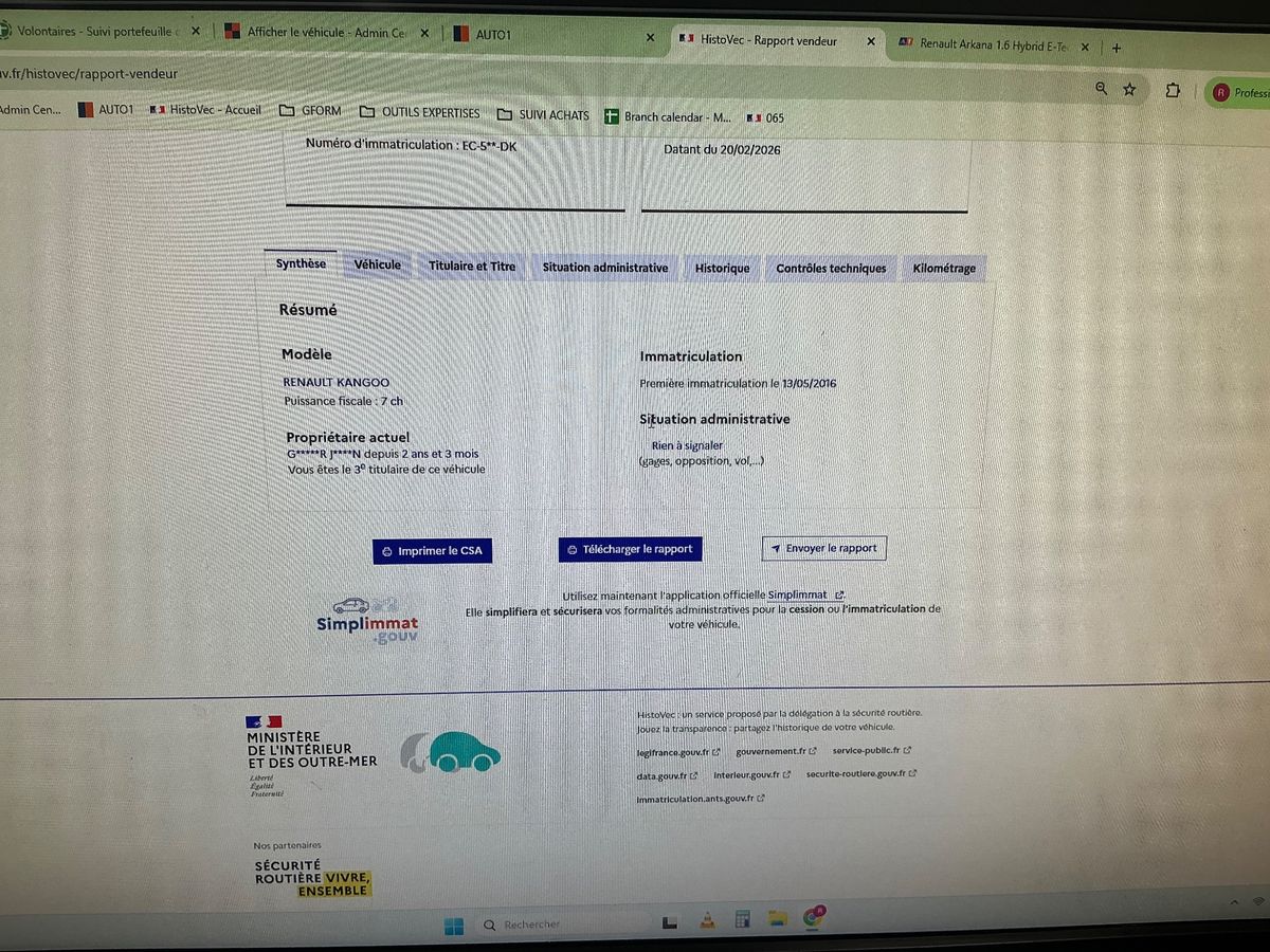 Renault Kangoo d'occasion