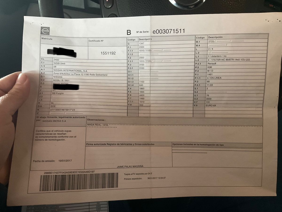 Nissan NV200 d'occasion