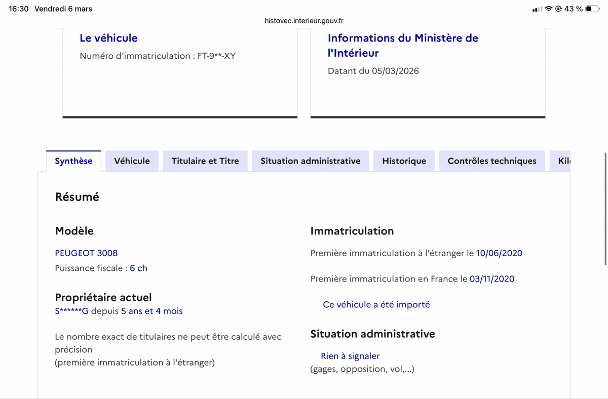 Peugeot 3008 d'occasion