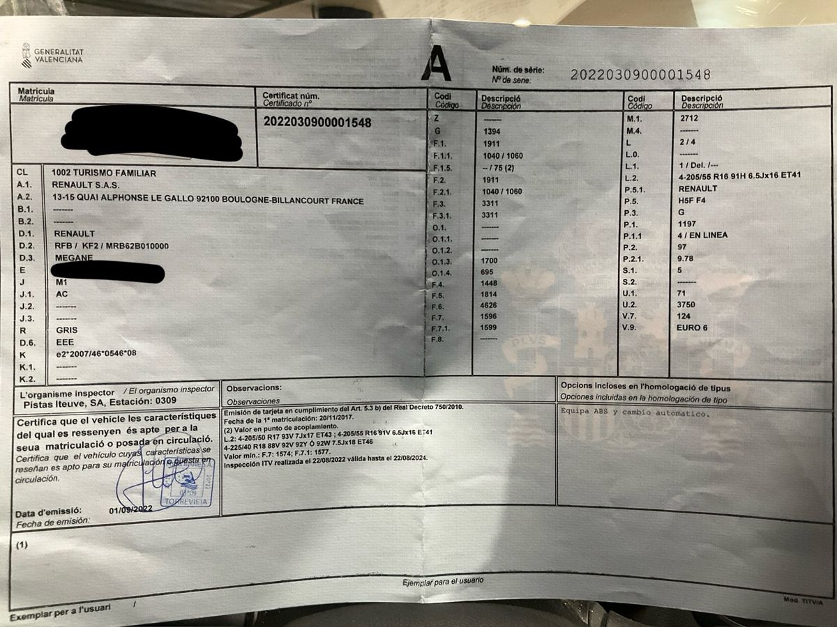 Renault Megane d'occasion