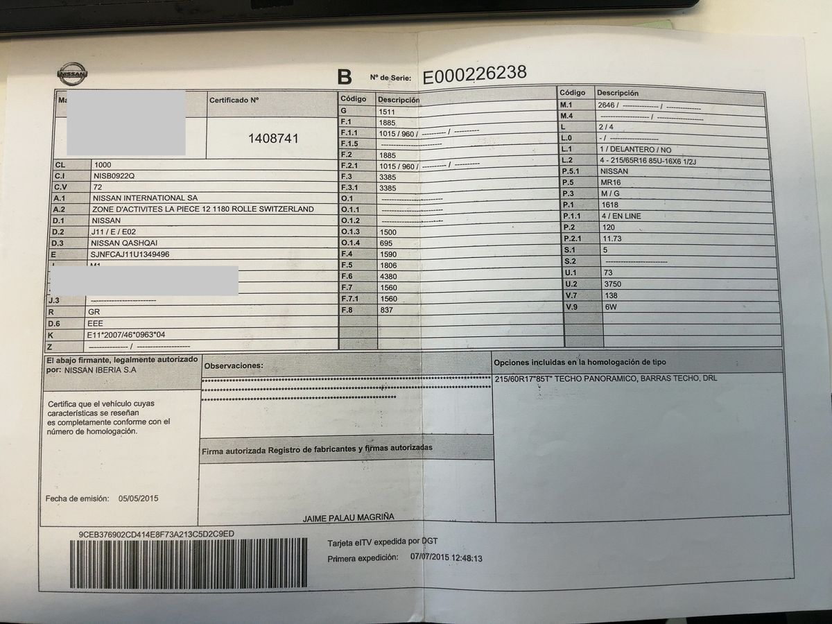 Nissan Qashqai d'occasion