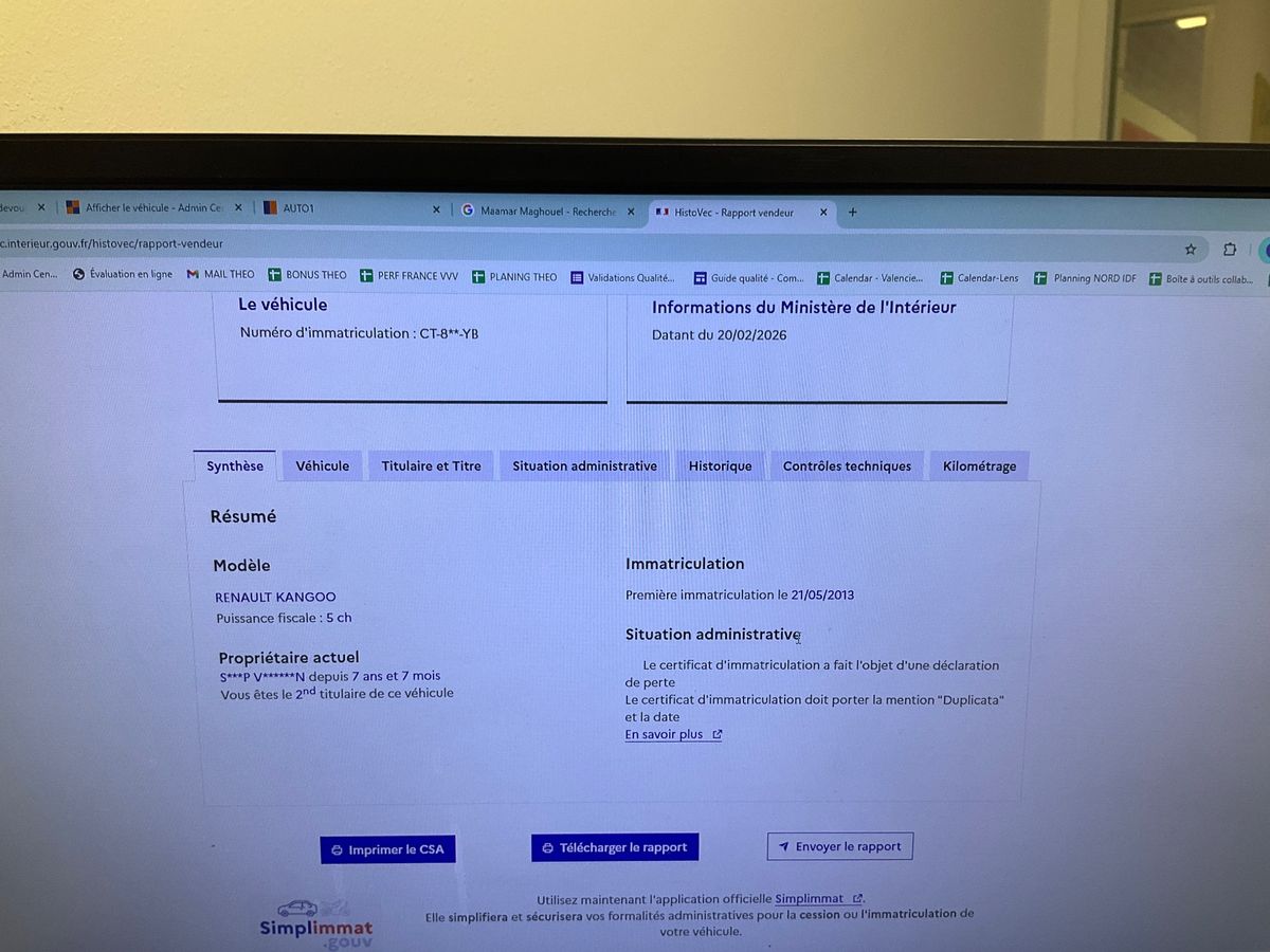 Renault Kangoo d'occasion