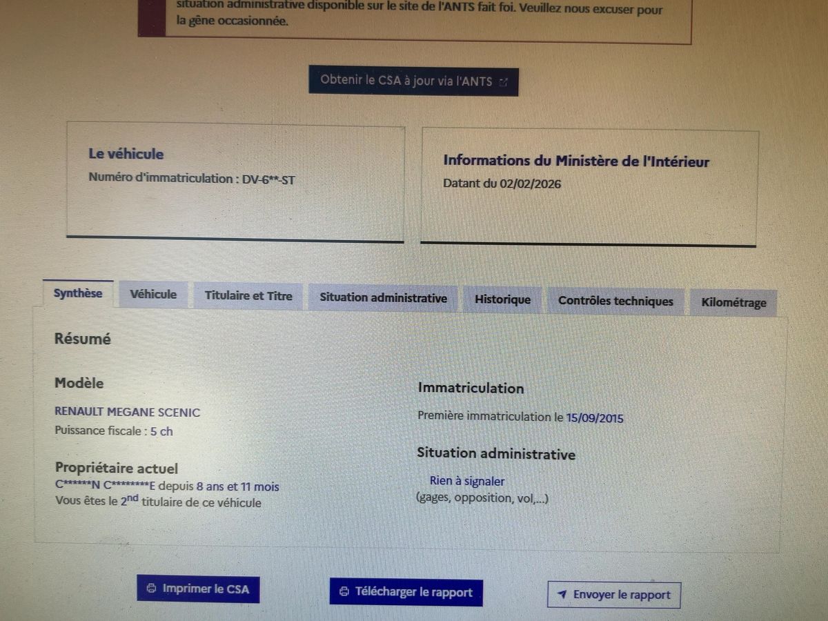 Renault Scenic d'occasion