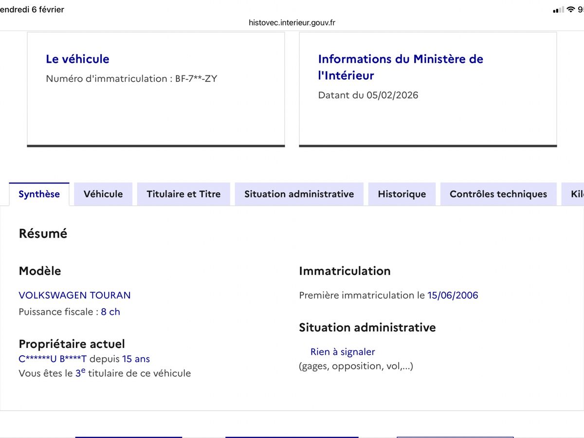 Volkswagen Touran d'occasion