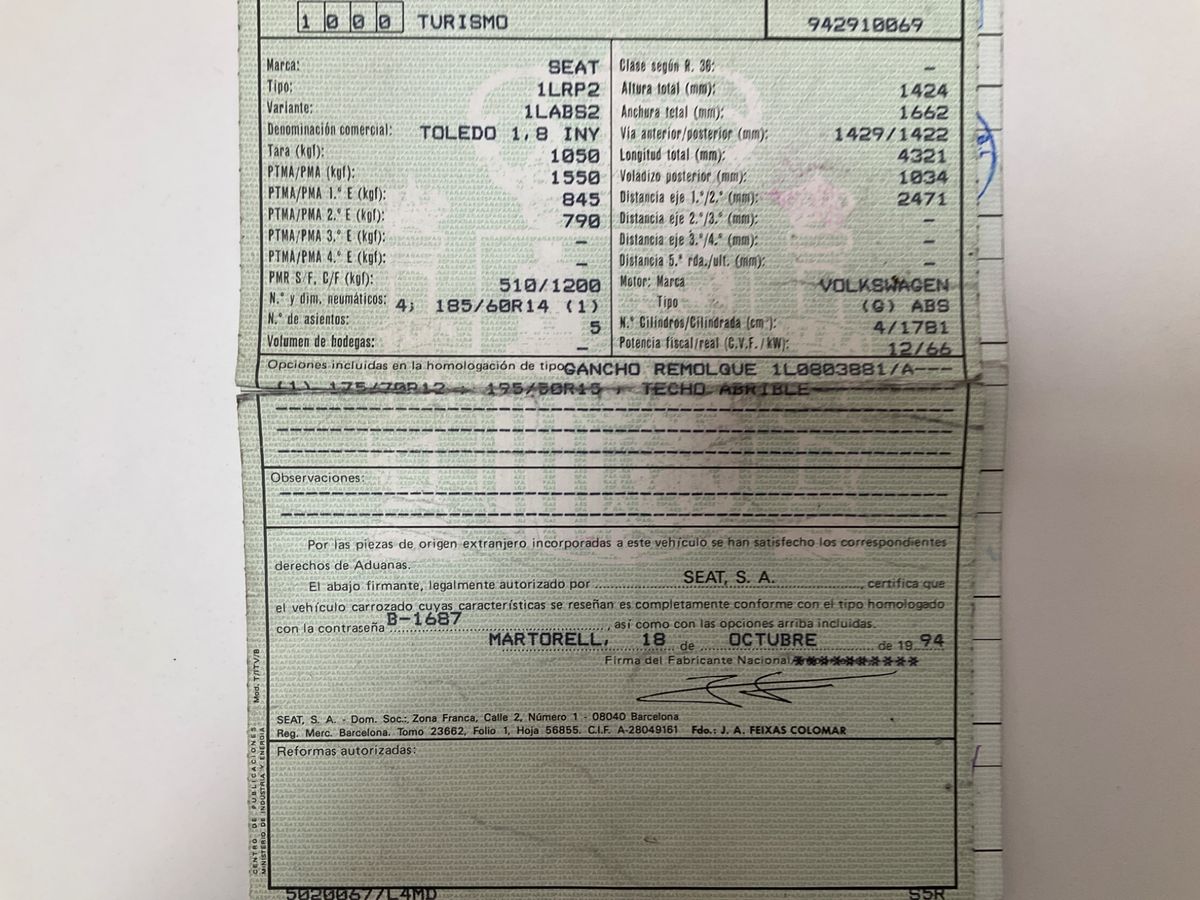 Seat Toledo d'occasion