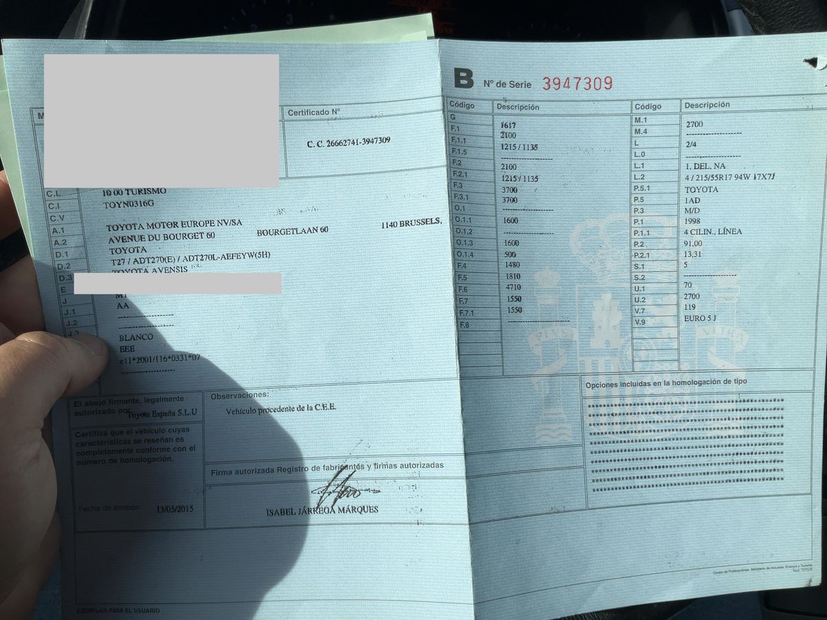 Toyota Avensis d'occasion