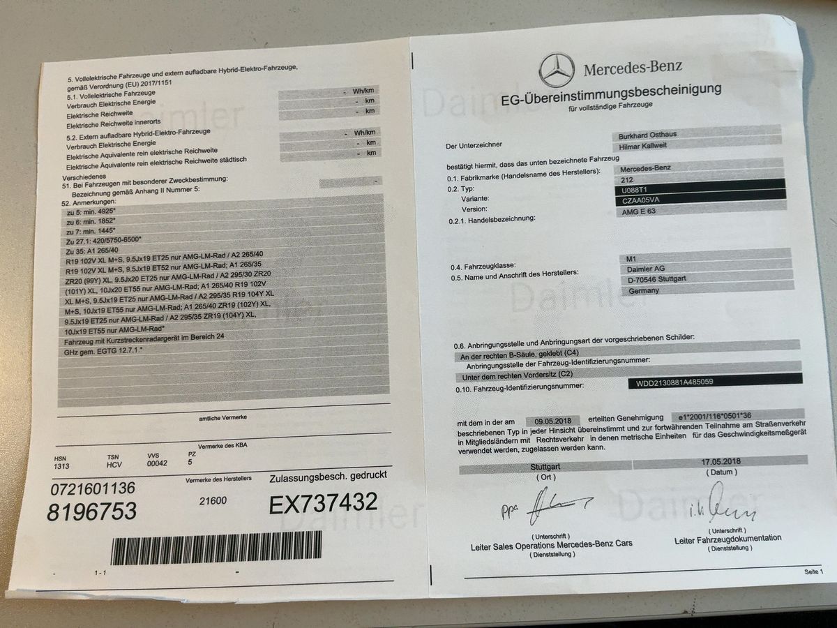 Mercedes-Benz E-Klasse d'occasion