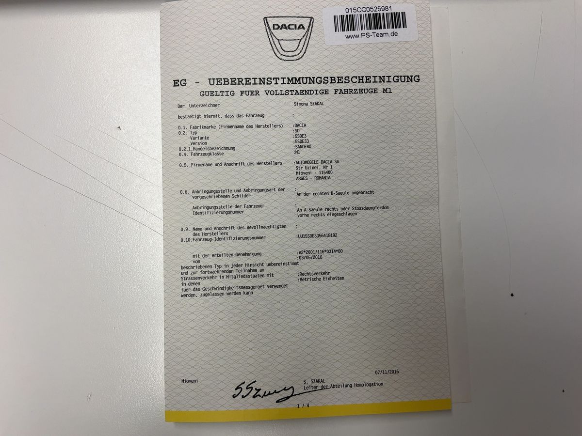 Dacia Sandero d'occasion