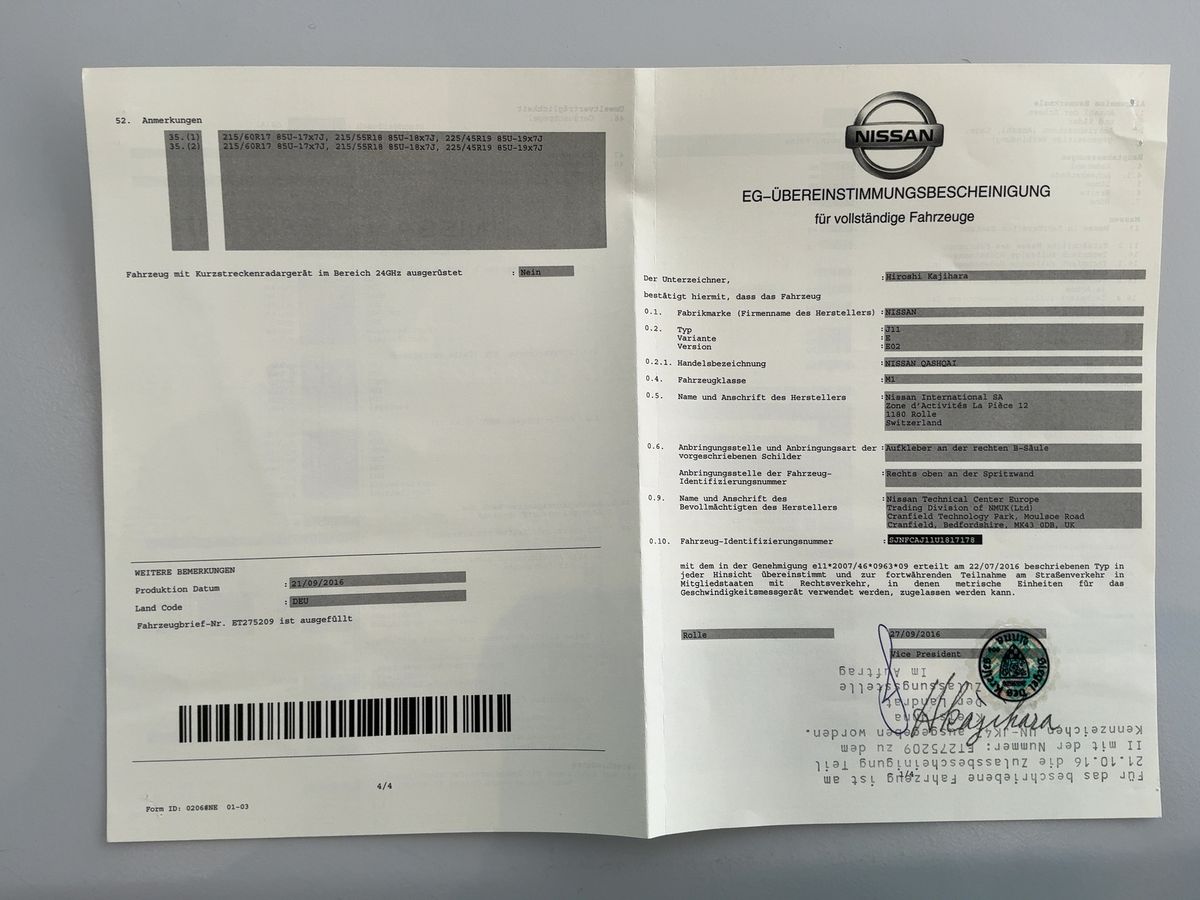 Nissan Qashqai d'occasion