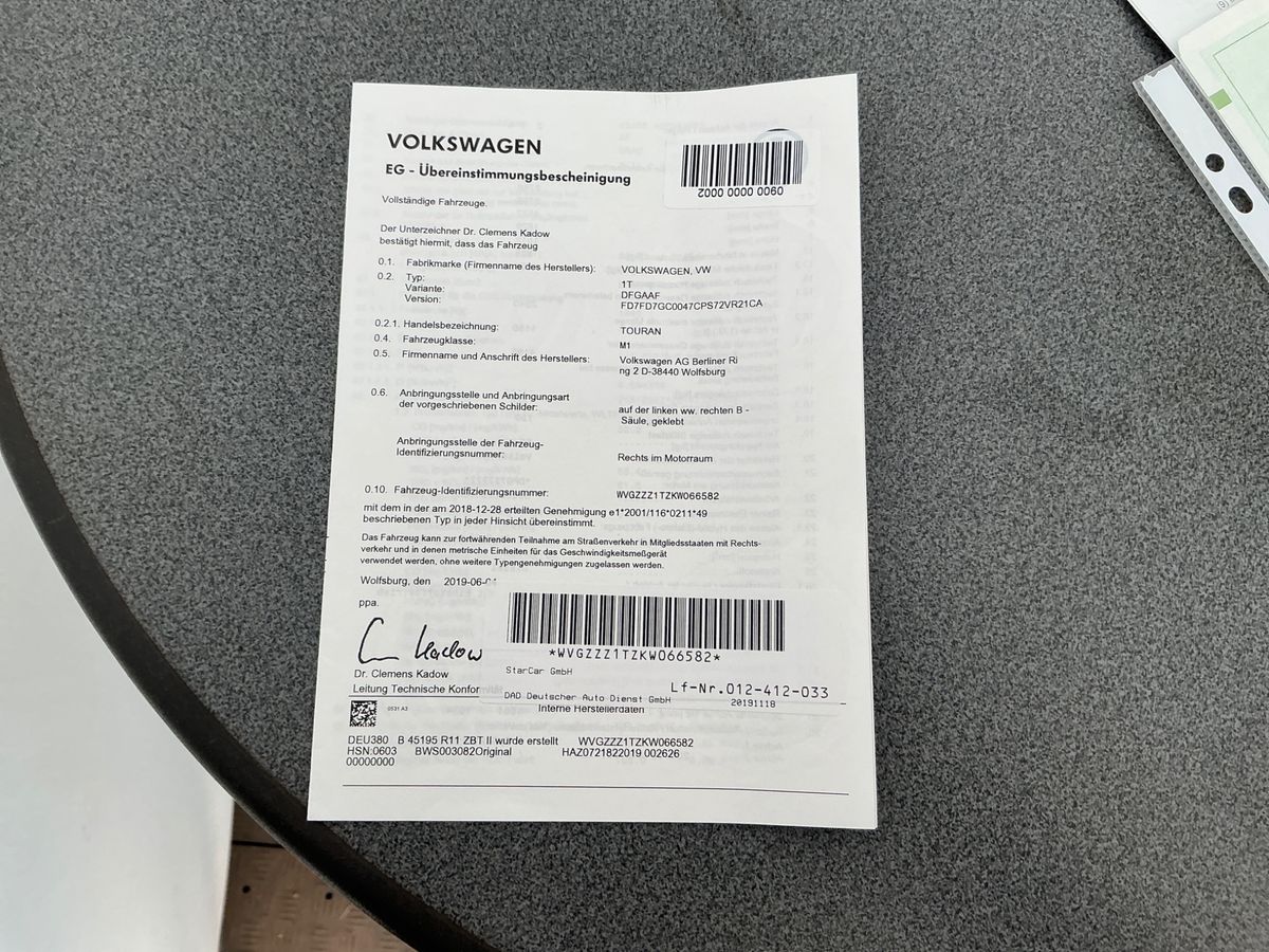 Volkswagen Touran d'occasion