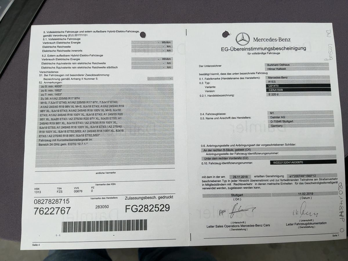 Mercedes-Benz E-Klasse d'occasion