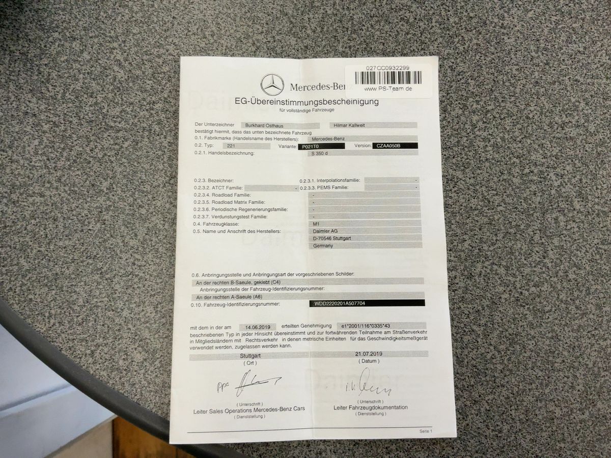 Mercedes-Benz S-Klasse d'occasion