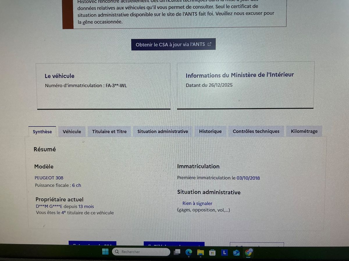 Peugeot 308 d'occasion