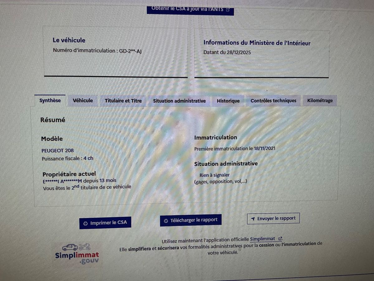 Peugeot 208 d'occasion