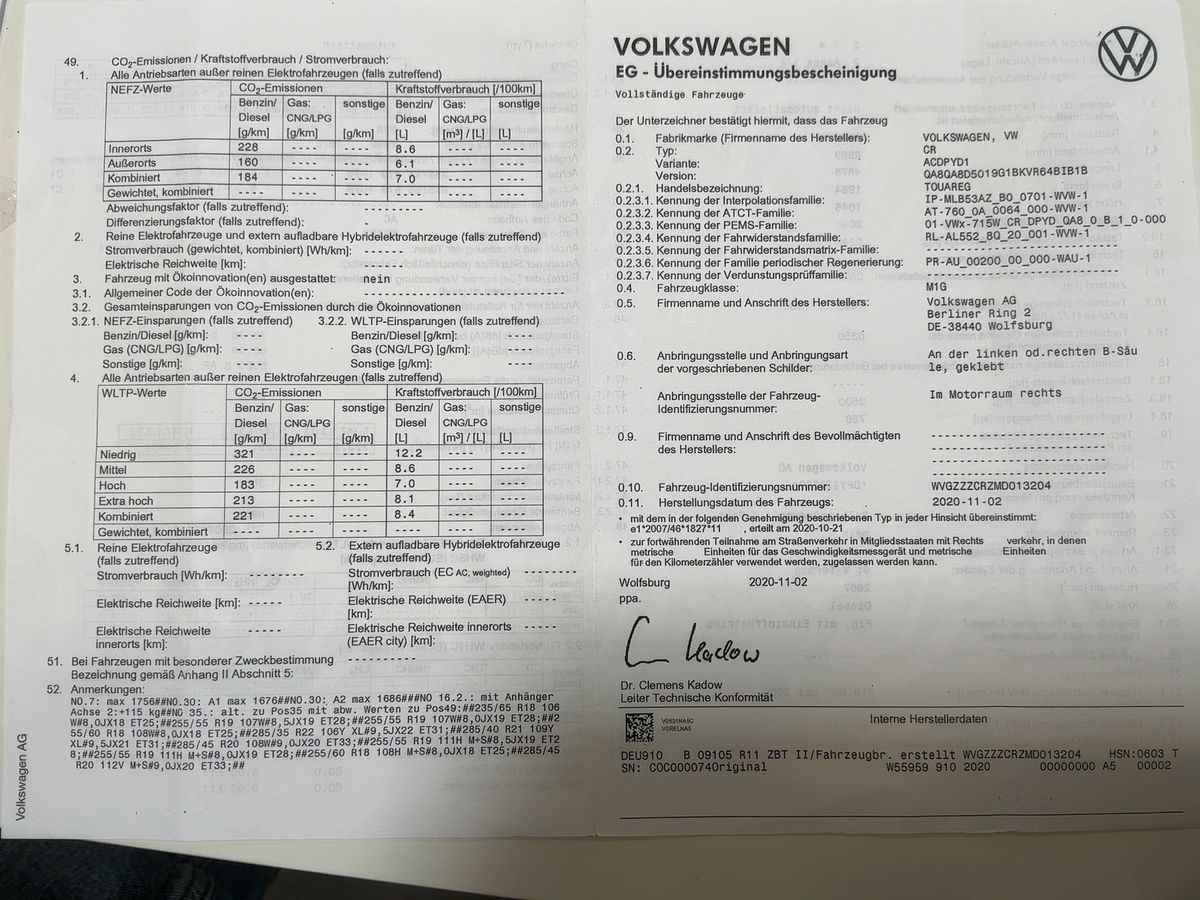 Volkswagen Touareg d'occasion