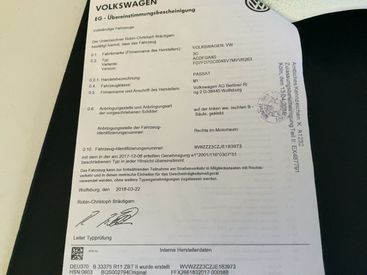 Volkswagen Passat d'occasion