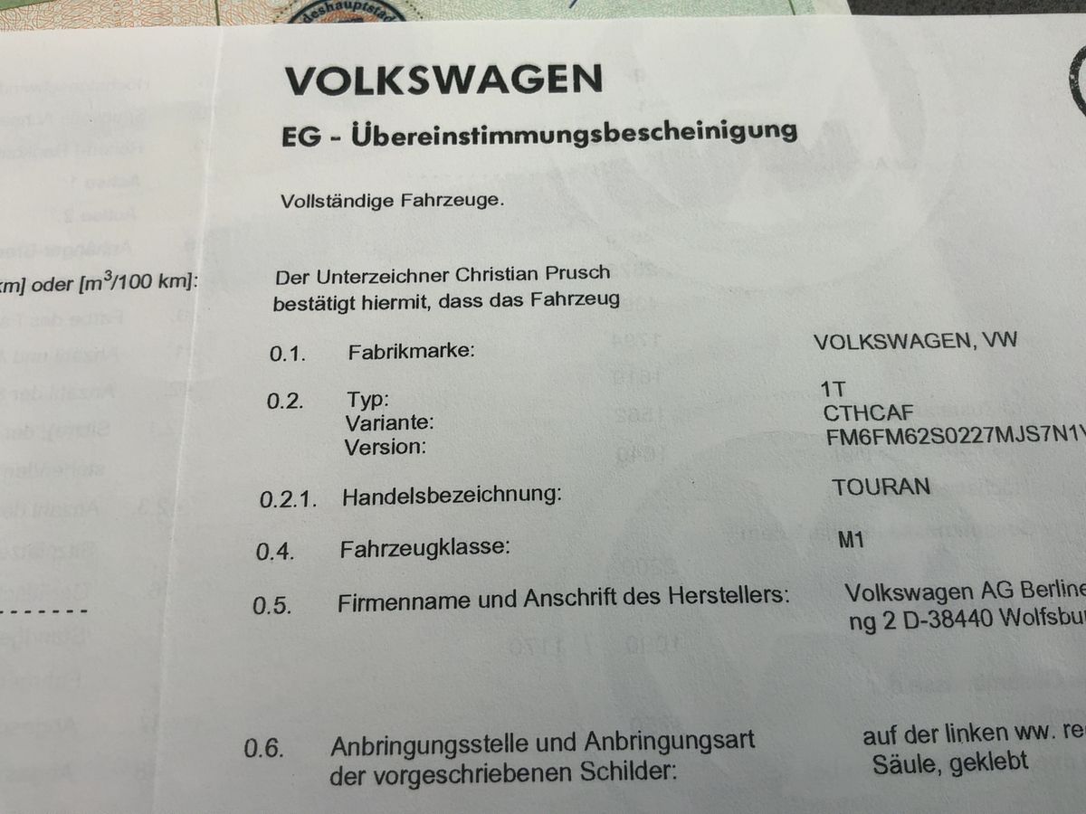 Volkswagen Touran d'occasion