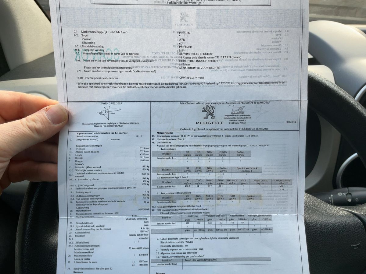 Peugeot Partner d'occasion