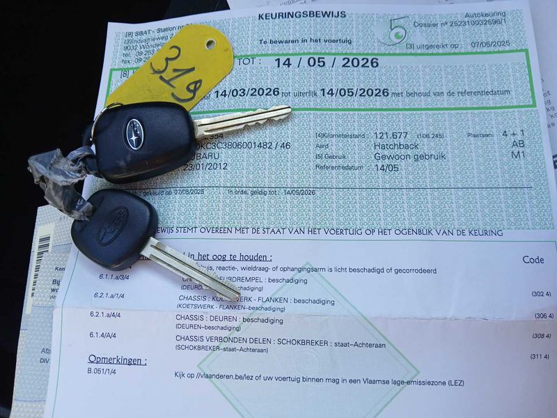Subaru Trezia 1.4 Diesel Comfort — zdjęcie 17