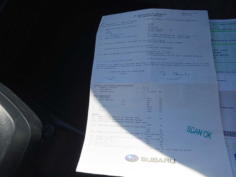 Subaru Trezia 1.4 Diesel Comfort — zdjęcie 18