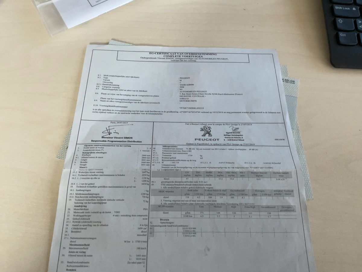 Peugeot 5008 d'occasion