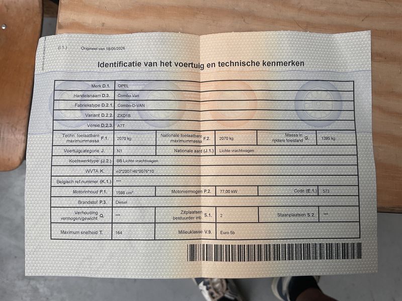 Opel Combo 1.6 CDTI Kasten L1H1 2,2t — zdjęcie 15