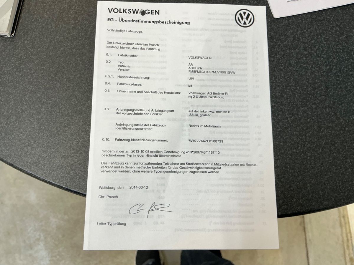 Volkswagen up! d'occasion